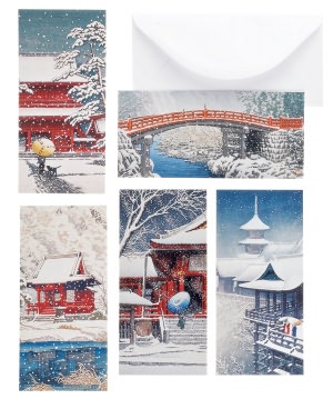 Winter Snow Christmas Boxed Card