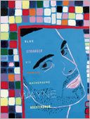 Blue Stranger With Mosaic Background
