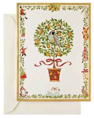 Partridge In A Pear Tree Christmas Boxed Card