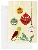 Xenia Taler Bird and Ornament Christmas Card Set of 10 by Barnes & Noble: Product Image