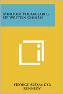Minimum Vocabularies Of Written Chinese
