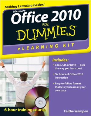 Rapidshare ebook pdf downloads Office 2010 eLearning Kit For Dummies by Faithe Wempen
