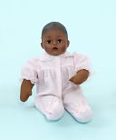 Madame Alexander Baby Alexander Pink check African American 12 inch Doll by Madame Alexander: Product Image