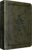 ESV Study Bible Personal Size, TruTone, Olive, Celtic Cross