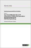 Zur Anwendbarkeit Des 213 Alternative 2 Stgb Unter Besonderer Ber Cksichtigung Der Bgh-Rechtsprechung