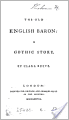The Old English Baron