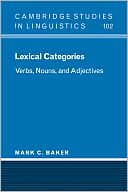 Lexical Categories: Verbs, Nouns and Adjectives