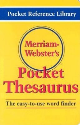 Merriam-Webster Pocket Thesaurus (Pocket Reference Library)