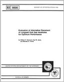 Evaluation of Alternative Placement of Longwall Gob Gas Ventholes for Optimum Performance