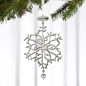 Unicef Snowflake Ornament