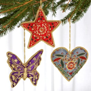 Unicef Beaded Ornament Butterfly Set
