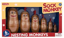 Sock Monkey Nesting Monkeys by Schylling: Product Image