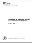 Methodology for Determining Occluded Gas Contents in Domal Rock Salt