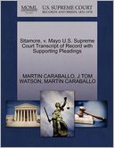 Sitamore, V. Mayo U.S. Supreme Court Transcript Of Record With Supporting Pleadings