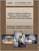 Charles F. Rubsam, Petitioner, V. Harley C. Loney Company. U.S. Supreme Court Transcript Of Record With Supporting Pleadings