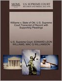 Williams v. State of Okl. U.S. Supreme Court Transcript of Record with Supporting Pleadings