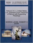 Petrucci (V.) V. United States U.S. Supreme Court Transcript Of Record With Supporting Pleadings