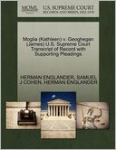 Moglia (Kathleen) V. Geoghegan (James) U.S. Supreme Court Transcript Of Record With Supporting Pleadings