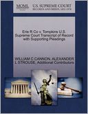 Erie R Co V. Tompkins U.S. Supreme Court Transcript Of Record With Supporting Pleadings