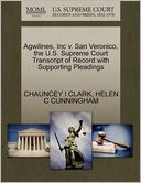 Agwilines, Inc V. San Veronico, The U.S. Supreme Court Transcript Of Record With Supporting Pleadings