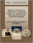 William T. Dunham Et Ux., Appellants, V. Clackamas County. U.S. Supreme Court Transcript Of Record With Supporting Pleadings