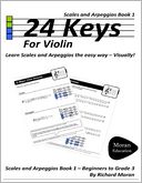 24 Keys - Scales and Arpeggios for Violin, Book 1