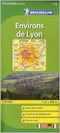 Michelin ZOOM Lyon Environs de Lyon Map 110