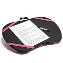 Black & White Polka Dot Lap Desk with Elastic Bands by Jennings & Harper: Product Image
