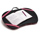 Black & White Damask Lap Desk with Elastic Bands by Jennings & Harper: Product Image