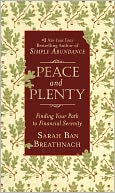 Peace and Plenty by Sarah Ban Breathnach: Book Cover