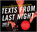 2013 Text from Last Night Pixar Box Calendar