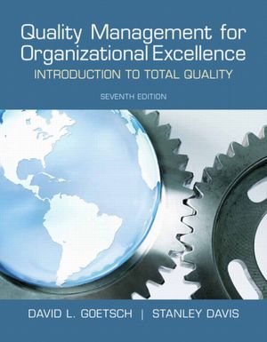 Quality Management for Organizational Excellence: Introduction to Total Quality