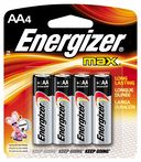 AA Alkaline Batteries 4 Pack by Energizer: Product Image