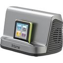 Portable Stereo Speaker System in Gunmetal by iHome: Product Image