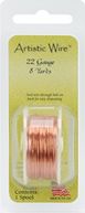 Permanently Colored Copper Wire 22 Gauge 8 Yards-Bare Copper - Tarnishable by Beadalon: Product Image
