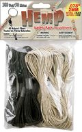 Hemp Variety Pack 300 Feet/Pkg-Natural & Black by Pepperell: Product Image