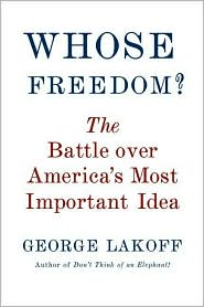 Whose Freedom? by Lakoff: Book Cover