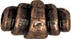 Blue Moon Copper Plated Metal Beads-Oval Rolled 24/Pkg by Blue Moon Beads: Product Image
