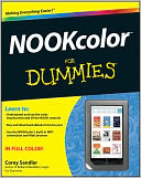NOOKcolor For Dummies by Corey Sandler: NOOK Book Cover