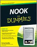 NOOK For Dummies by Corey Sandler: NOOK Book Cover