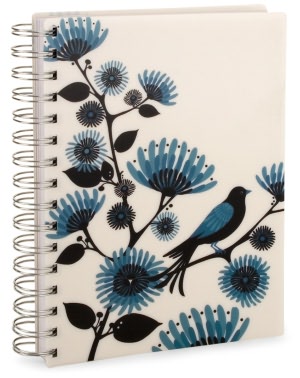Blackbird Pearl Lined Journal 6x8