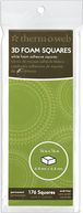 3D Foam Squares 176/Pkg-White .25" by Thermoweb: Product Image