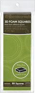 3D Foam Squares 88/Pkg-Black .5" by Thermoweb: Product Image