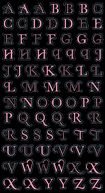 Bling Stickers-Light Pink Mini Foil Alphabet by Jolees: Product Image
