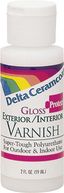 Ceramcoat Protect Exterior/Interior Varnish-2 Ounces Gloss by Delta: Product Image