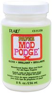 Mod Podge Paper Gloss Finish-8 Ounces by Plaid: Product Image