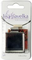 Lisa Pavelka Silver Plated Bezel 1/Pkg-Square by JHB: Product Image