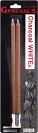Charcoal White Pencils 2/Pkg-2B by General Pencil: Product Image