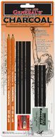 Charcoal Drawing Essentials Tool Kit-11 Pieces by General Pencil: Product Image