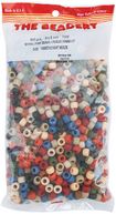 Pony Beads 6x9mm 900/Pkg-Americana Multi by Beadery: Product Image